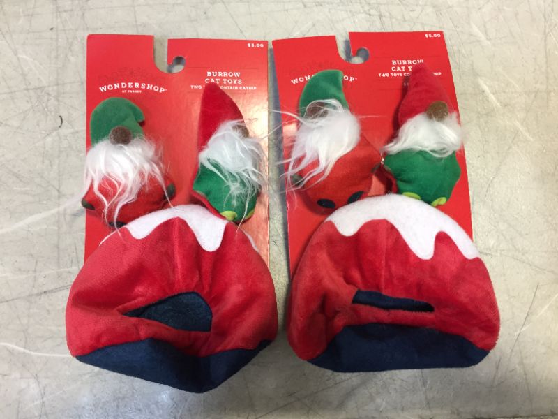 Photo 1 of 2 PACK WONDERSHOP HOLIDAY CAT TOYS 