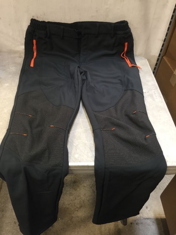 Photo 2 of Gash Hao Men's Snow Ski Pants Outdoor Trekking Fleece Lining Zipper Bottom Legs SIZE 32X32