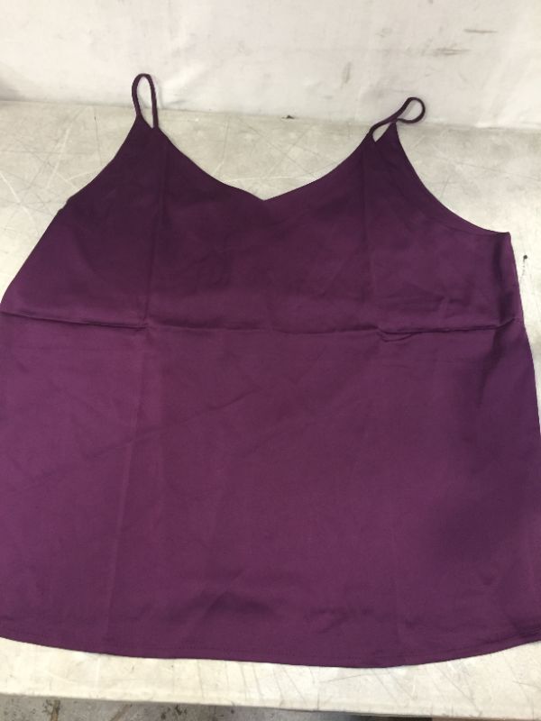 Photo 1 of PURPLE SILK TANK TOP XL 