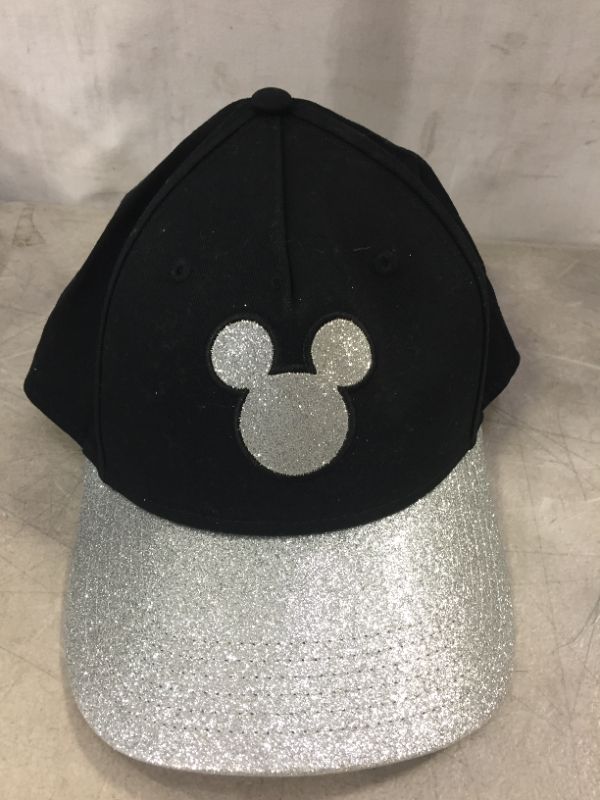 Photo 1 of GENERIC WOMENS MICKEY FACE HAT BLACK AND GLITTER 