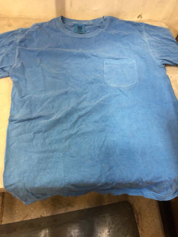 Photo 1 of COMFORT COLORS BLUE SHIRT SIZE MEDIUM/ UNISEX 