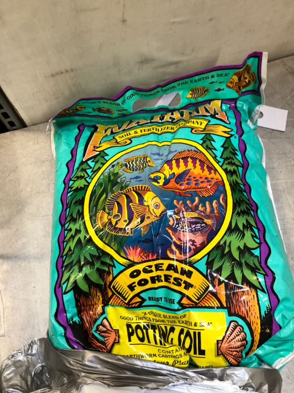 Photo 2 of 
FoxFarm Ocean Forest Potting Soil Mix Indoor Outdoor for Garden and Plants | Plant Fertilizer | 12 Quart + THCity Stake