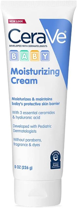 Photo 1 of CeraVe Baby Cream | Gentle Moisturizing Cream with Hyaluronic Acid | Paraben, Phthalate, & Fragrance Free | 8 Ounce
