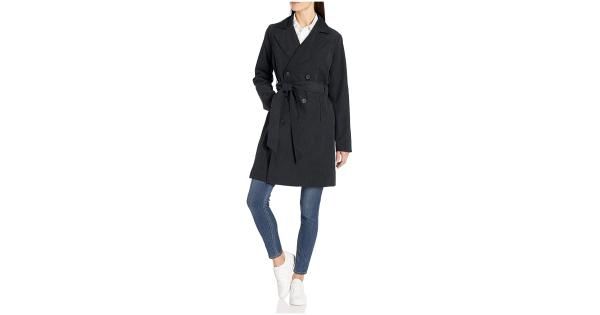 Photo 1 of Essentials Women's Water-Resistant Trench Coat
size XXL