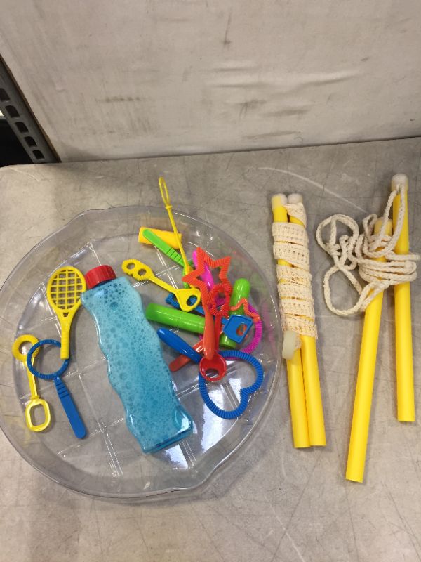 Photo 2 of 19PCS Giant Bubble Wands Kit