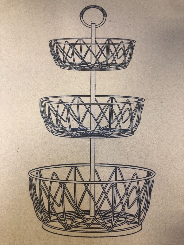 Photo 1 of 3 TIER FRUIT BASKET 
