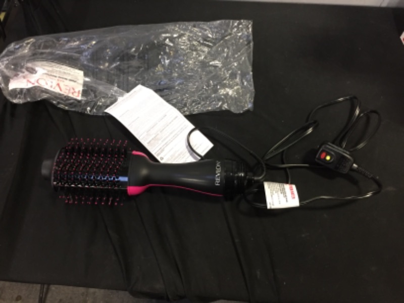 Photo 2 of REVLON One-Step Hair Dryer And Volumizer Hot Air Brush, Black
