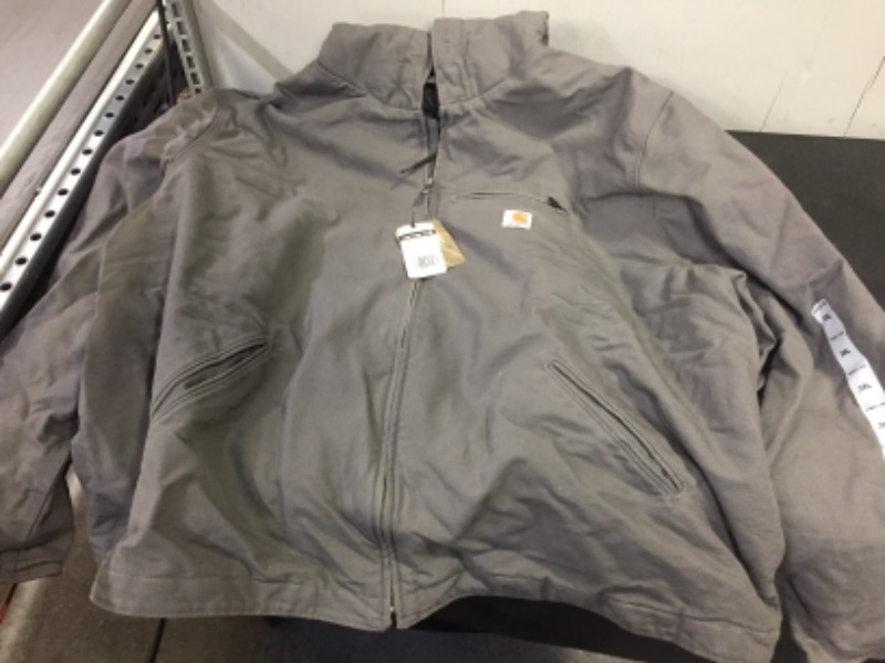 Photo 2 of Carhartt Men's Relaxed Fit Washed Duck Sherpa-Lined Jacket
