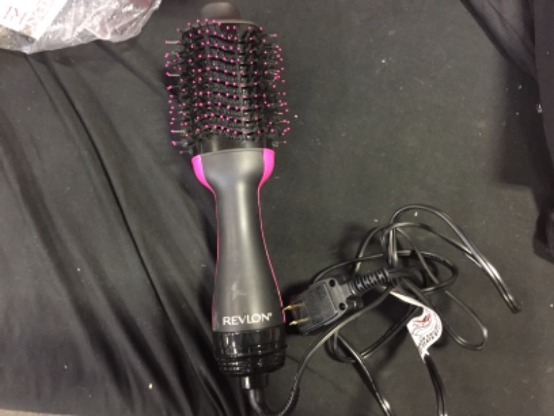 Photo 2 of REVLON One-Step Hair Dryer And Volumizer Hot Air Brush, Black
