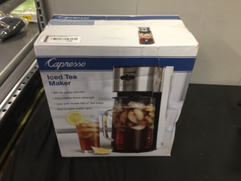 Photo 2 of Capresso Stainless Steel Iced Tea Maker
