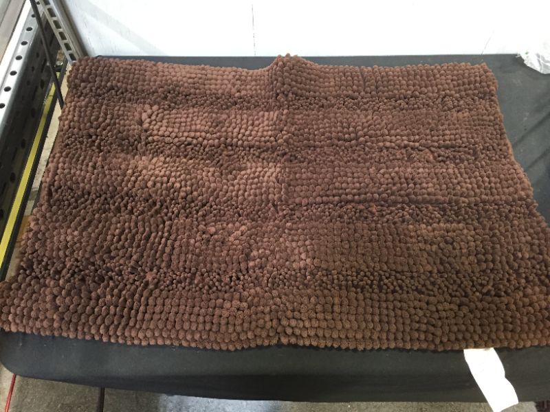 Photo 2 of generic bathroom rugs brown 32"x20", 23"x17"