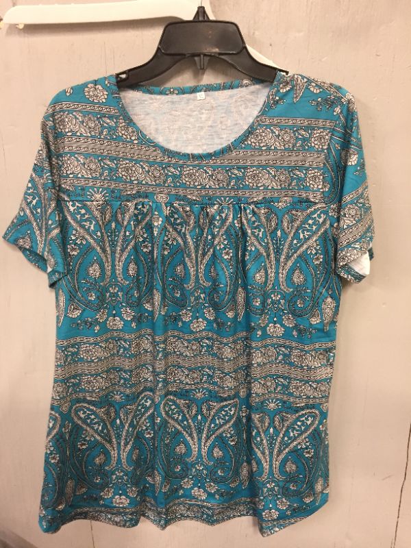 Photo 1 of blue shirt womens xl with design 