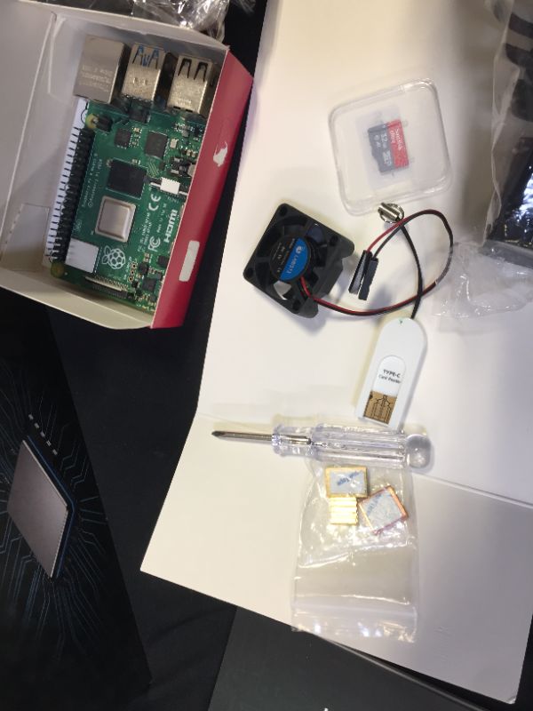 Photo 1 of Raspberry Pi 4 4GB RAM Board + 64GB Micro SD Card Complete Starter Kit
