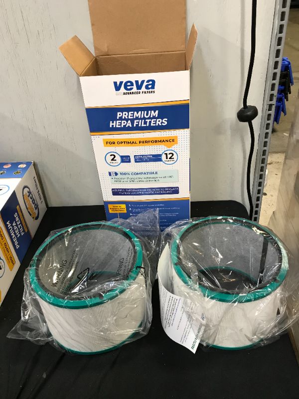 Photo 2 of  VEVA Premium HEPA Replacement Filter 2 Pack Compatible with All Dyson Pure Cool Link DP01, DP02 and Dyson Pure Hot + Cool Link HP01, HP02, Part 968125-03 305214-01 305214-01