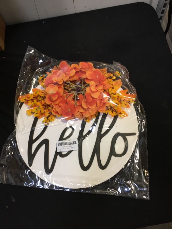 Photo 1 of fall themed welcome sign 