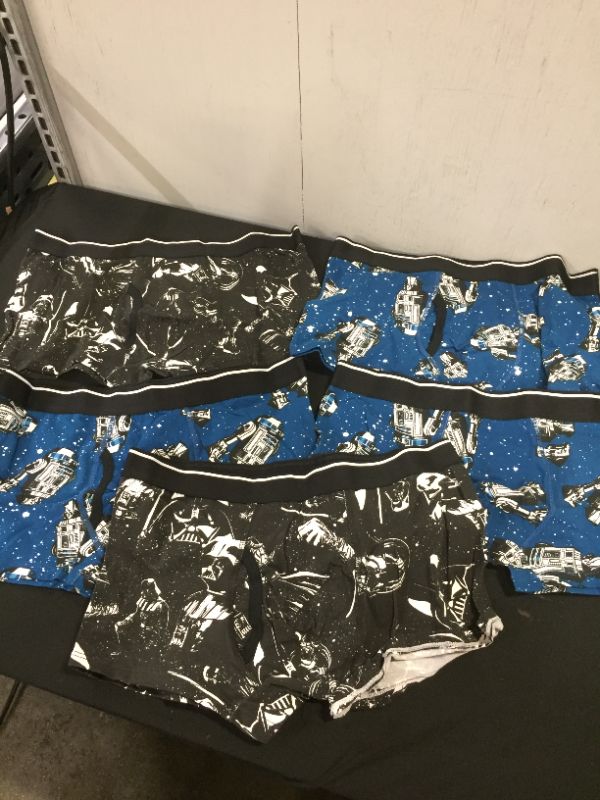 Photo 1 of 5 PACK OF MENS STARWARS TAGLESS BOXER BRIEFS SIZE MEDIUM 