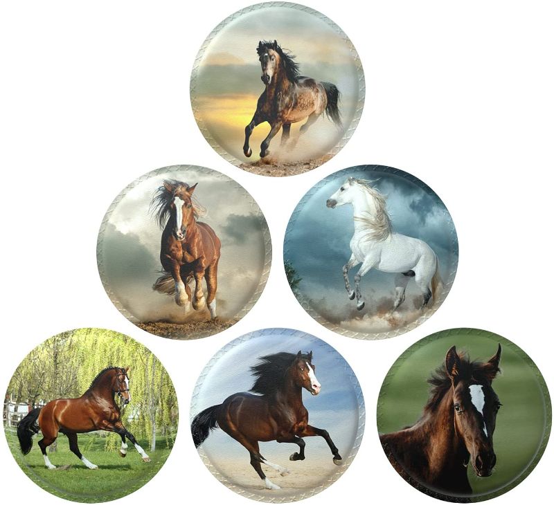 Photo 1 of ANEWSIR 6-Piece Set of Burr Stickers, Easy to Stick, Various Styles, Suitable for Different Scenes, Compatible with Backpack/Refrigerator Magnet/Desk/Computer,
