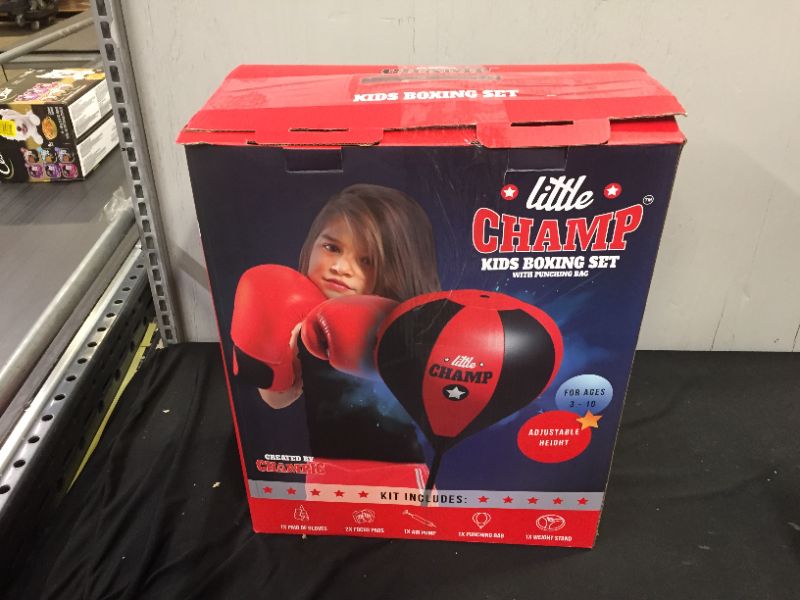 Photo 3 of Punching Bag for Kids 3-10 Easy to Assemble +Boxing Gloves +Focus Pads +toys for 7 year old boys +Boys toys