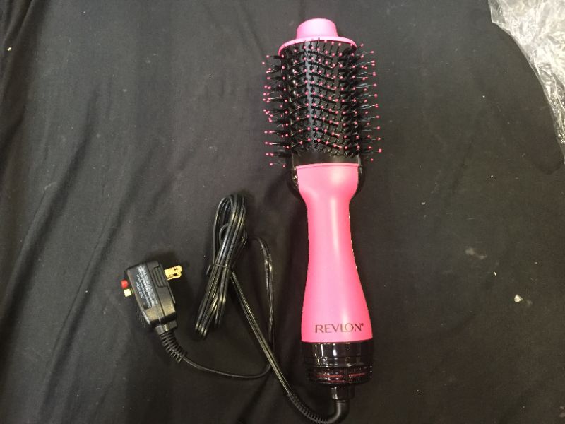 Photo 2 of REVLON One-Step Hair Dryer and Volumizer Hot Air Brush, Pink
