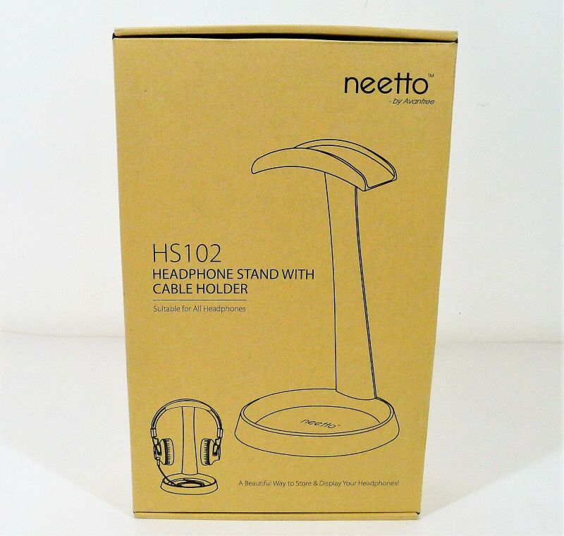 Photo 1 of Neetto by Avantree Headphone Stand with Cable Holder HDTB-HS102-BLK