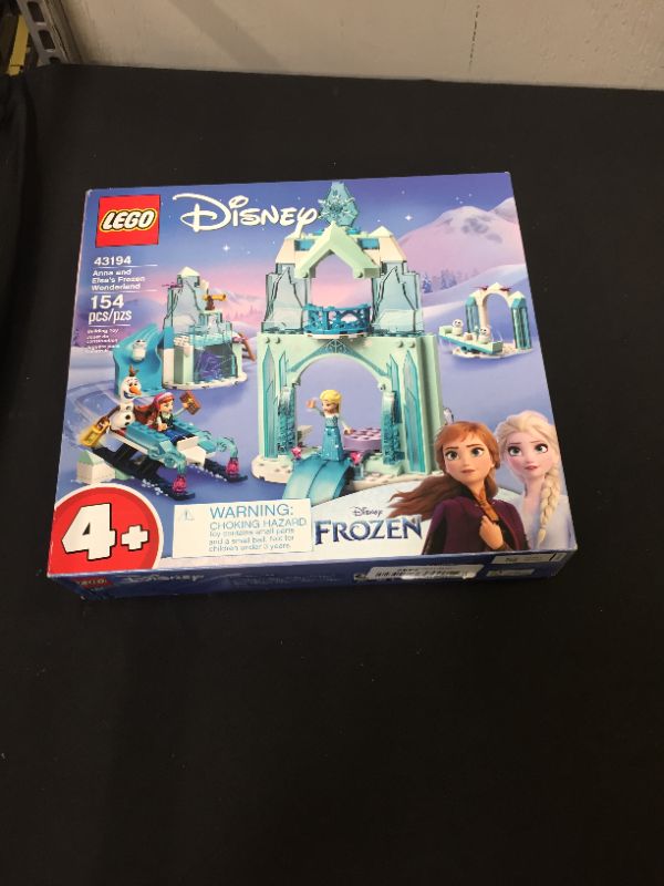 Photo 2 of LEGO Disney Anna and Elsa’s Frozen Wonderland 43194 Building Kit; A Cool Construction Toy That Boosts Creative Fun; New 2021 (154 Pieces[brand new un opened box factory sealed]) 