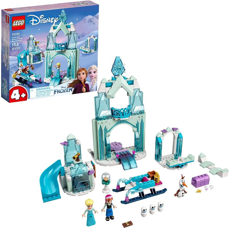 Photo 1 of LEGO Disney Anna and Elsa’s Frozen Wonderland 43194 Building Kit; A Cool Construction Toy That Boosts Creative Fun; New 2021 (154 Pieces[brand new un opened box factory sealed]) 