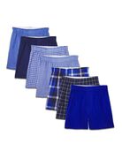 Photo 1 of Boys' Assorted Tartan Plaid Boxers, 7 Pack L
