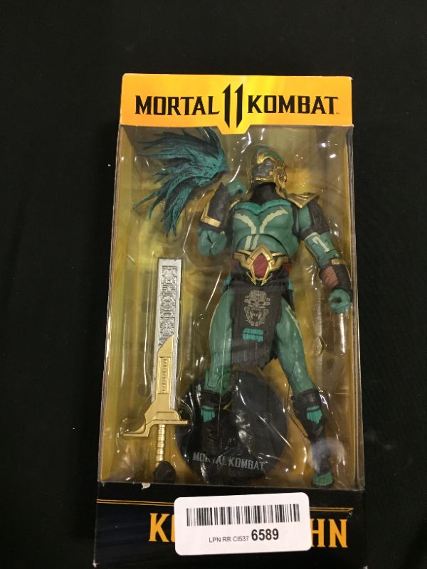 Photo 2 of McFarlane Toys Mortal Kombat Kotal Kahn 7" Action Figure with Accessories (foot is broken)