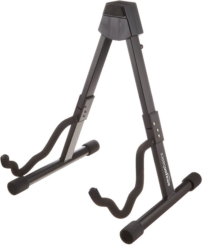 Photo 1 of Amazon Basics Guitar Folding A-Frame Stand for Acoustic and Electric Guitars
