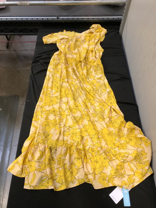 Photo 1 of CUPSHE Stevie One Shoulder Ruffle Dress. Large
