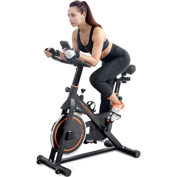 Photo 1 of UREVO Indoor Stationary Exercise Cycling Training Bike for Home Cardio Workout Bike Training Bike
