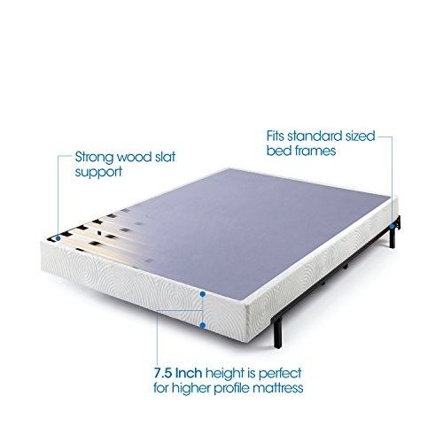 Photo 1 of Zinus 7.5 Inch Standard Profile Metal Smart Box Spring / Mattress Foundation / Wood Slat Support / Easy Assembly, King