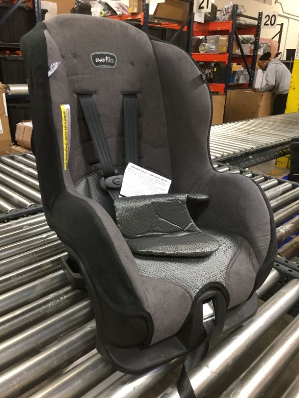 Photo 2 of Evenflo Tribute LX Harness Convertible Car Seat, Solid Print Gray