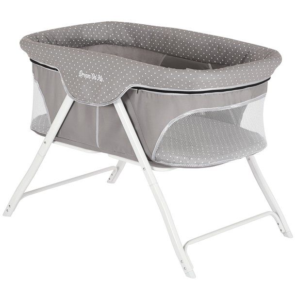 Photo 1 of Dream On Me Traveler Portable Bassinet, Twinkle Gray
