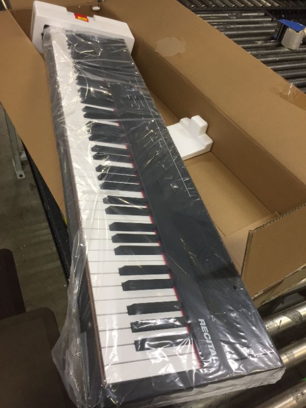 Photo 4 of Alesis Recital – 88 Key Digital Piano Keyboard with Semi Weighted Keys, 2x20W Speakers, 5 Voices, Split, Layer and Lesson Mode, FX and Piano Lessons
