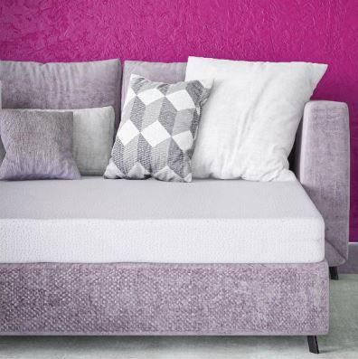 Photo 1 of Classic Twin-Size Memory Foam 4.5 in. Sofa Bed Mattress
