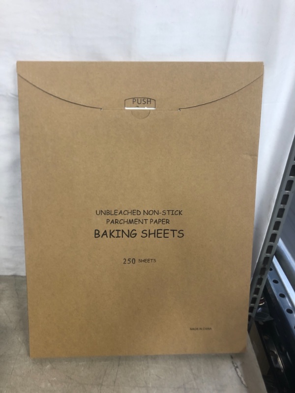 Photo 2 of 250-Piece Parchment Paper Baking Sheets 12 x 16 Inch, Precut Non-Stick Parchment Sheets for Baking, Cooking, Grilling, Air Fryer and Steaming - Unbleached, Fit for Half Sheet Pans