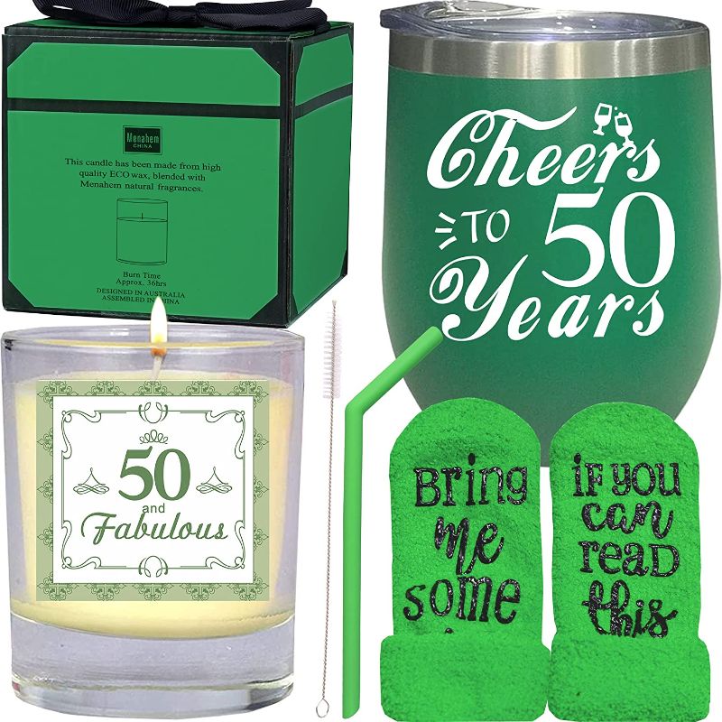 Photo 1 of 50th Birthday Gifts for Women, 50th Birthday, 50th Birthday Tumbler, 50th Birthday Decorations for Women, Gifts for 50 Year Old Woman, Turning 50 Year Old Birthday Gifts Ideas for Women
