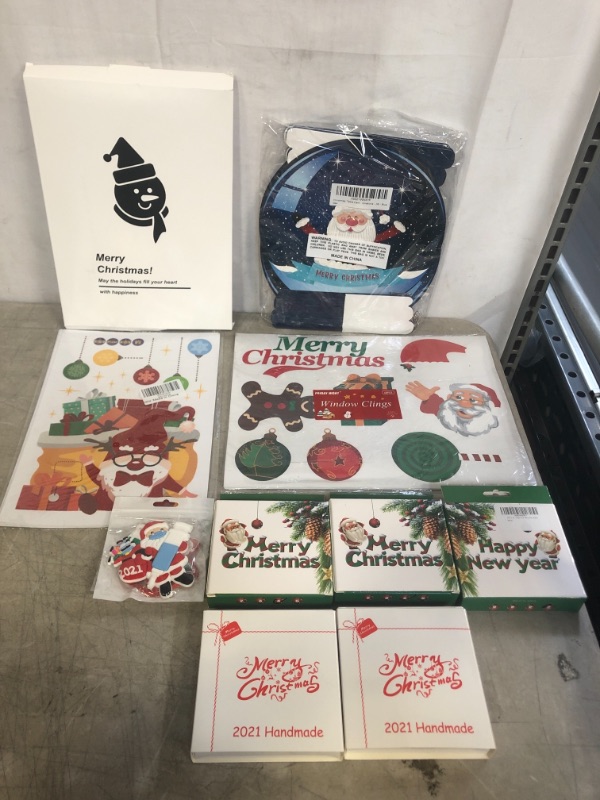 Photo 1 of 10PC LOT, MISC CHRISTMAS ITEMS, SOLD AS IS 