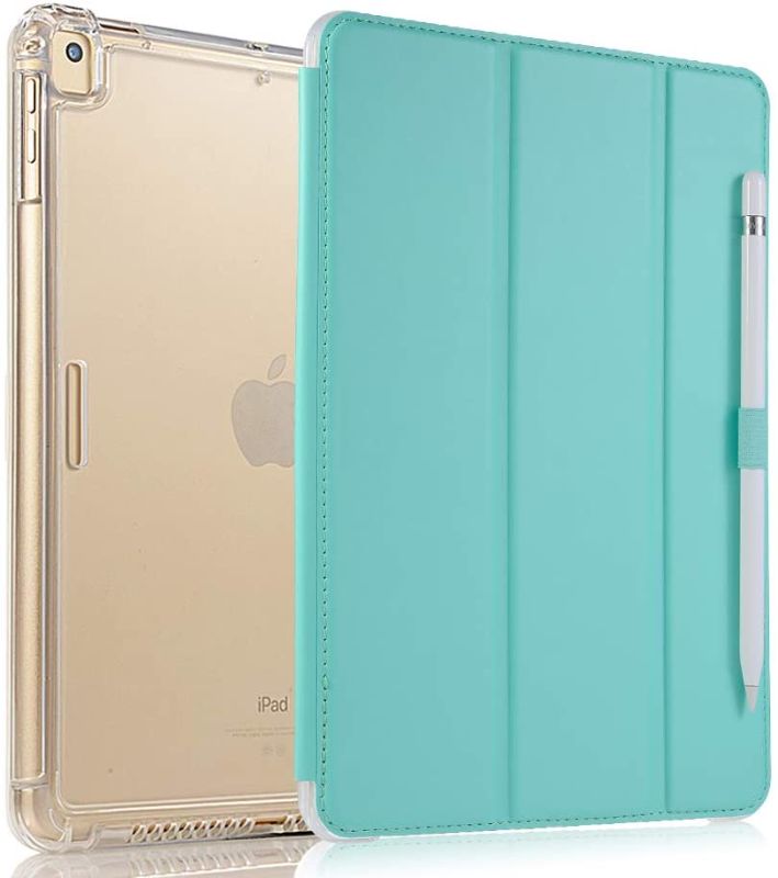 Photo 1 of Valkit iPad Pro 11 Case 2018 (1st Gen, Old Model), Support Apple Pencil Charging, Protective Smart Folio Stand Cases with Auto Sleep/Wake for Apple iPad Pro 11 Inch 2018, Mint Green
