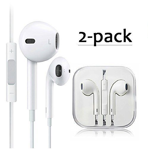 Photo 1 of 2 Pack Headphones, Earphones with Remote and Mic 3.5mm Earbuds Standard Retail Packaging Wired Ear Buds for thalgo Compatible Apple iPhone 6/6s 6 plus/6s Plus, iPad iPod, Samsung Galaxy and Android…
2 COUNT 