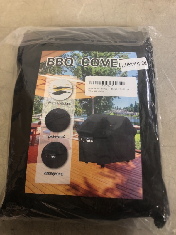 Photo 1 of BBQ COVER, BLACK , SIZE 145/61/117 CM