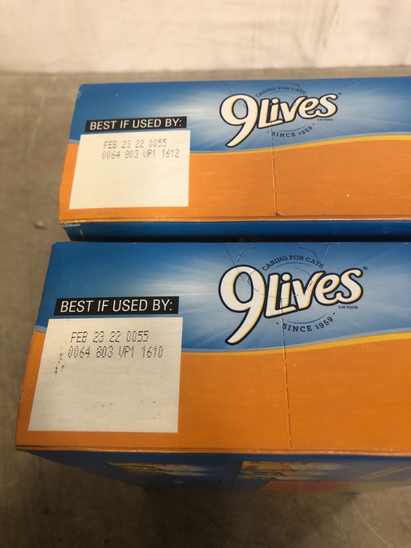 Photo 1 of 9 Lives 12 Count 5.5 Oz Gravy Lovers Variety Pack Cat Food
2 COUNT, EXP 02/23/22