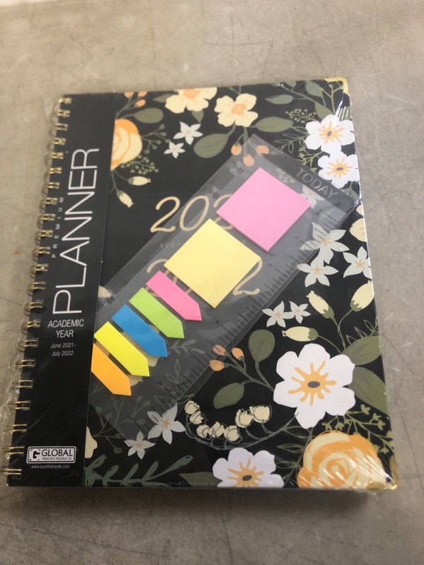 Photo 1 of ACADEMIC PLANNER WITH STICKY NOTES 2021-2022