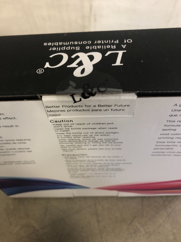 Photo 3 of L&C Compatible Ink Bottle Replacement for 664 T664 Refill Ink use for ET-2650 ET-2550 ET-16500 ET-4500 ET-4550 ET-3600 ET-2600 ET-4550 Printer
