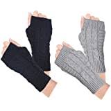 Photo 2 of 2PC LOT, CLOTHES/ ACCESSORIES
Loritta 5 Pairs Womens Wool Socks Thick Knit Vintage Winter Warm Cozy Crew Socks Gifts

2-4 Pairs Women Winter Warm Knit Fingerless Gloves Hand Crochet Thumbhole Arm Warmers Mittens

