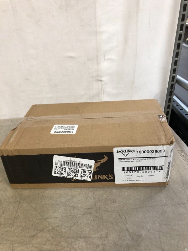 Photo 1 of Jack Link’s Beef Jerky, Zero Sugar, Paleo Friendly Snack with No Artificial Sweeteners, 13g of Protein and 70 Calories Per Serving, No Sugar Everyday Snack (Packaging May Vary), 7.3 Ounce (Pack of 2)
EXP 12/31/21