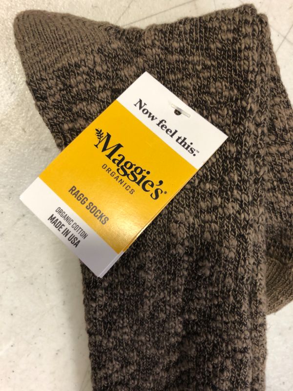 Photo 2 of Maggie's Organics - Organic Cotton Ragg Socks - 1 Pair - Unisex… size medium 