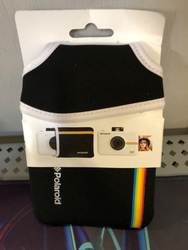 Photo 2 of Zink Polaroid Neoprene Pouch for The Polaroid Snap & Snap Touch Instant Camera (Black)
