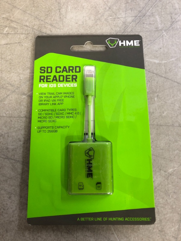Photo 2 of HME Products SD Card Reader for iOS
